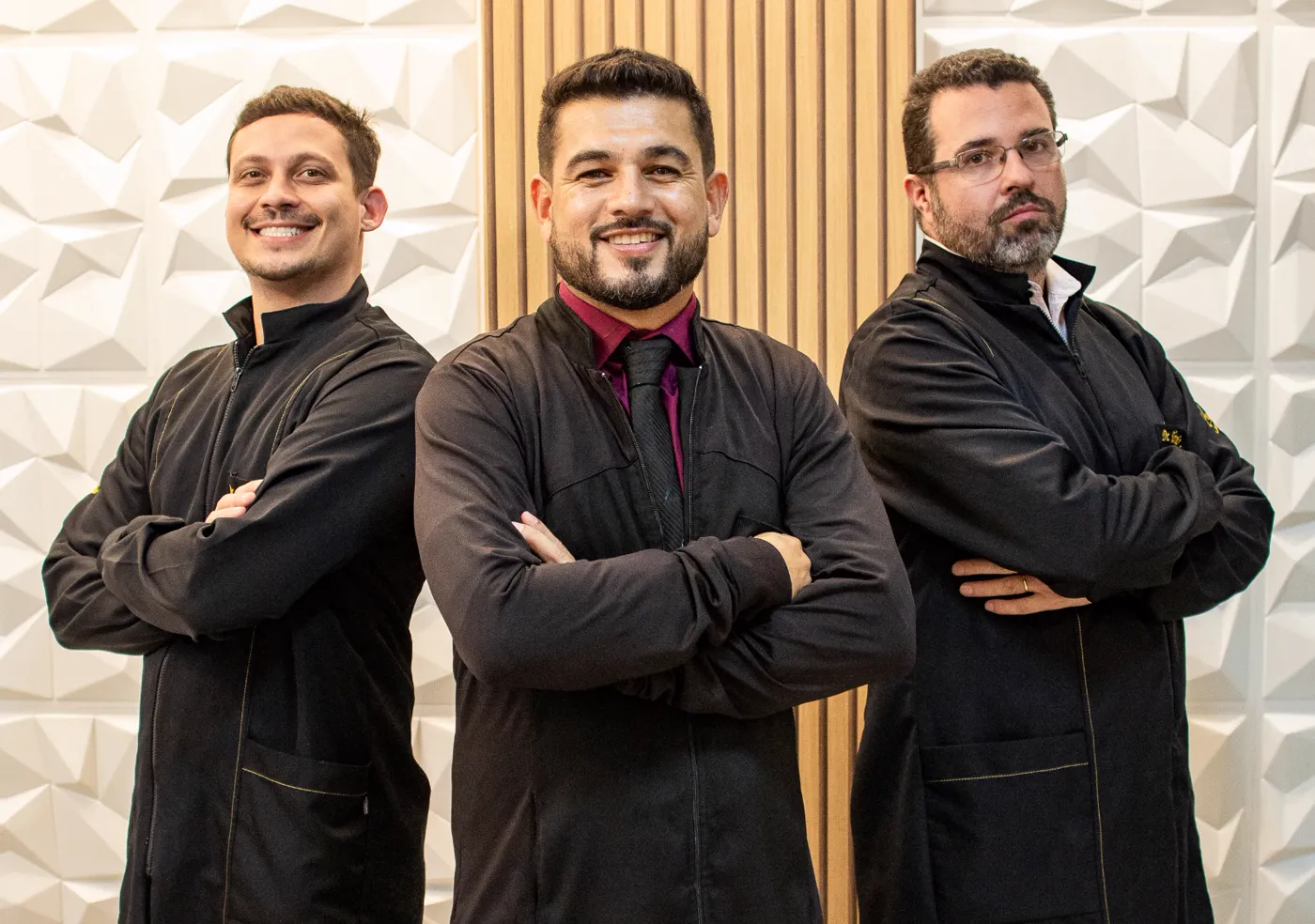 Equipe de cirurgiões-dentistas da Clínica Dentista da Família, em Aracruz/ES.